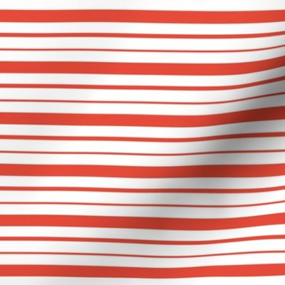 Striped Tea Towel, Red