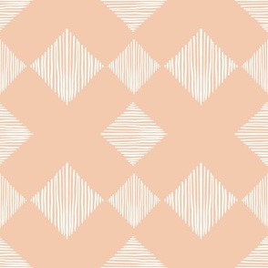 X Cross Pattern Pale Pink