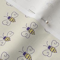 Cut Out Honey Bees, Cream