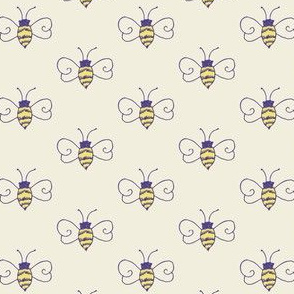Cut Out Honey Bees, Cream