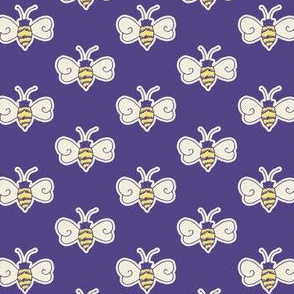 Cut Out Bees, Purple