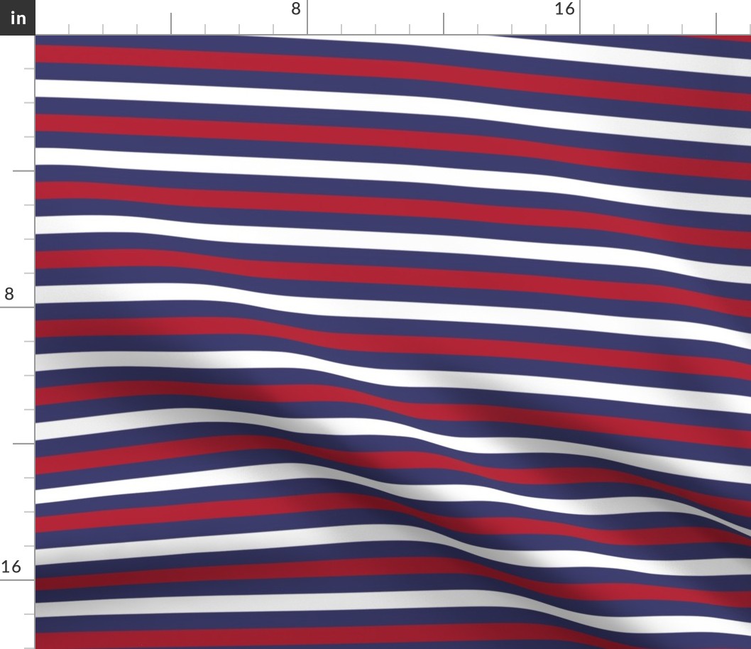 Small USA Flag Alternating Blue with Red and White Stripes 