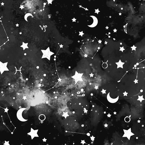 zodiac black and white large scale