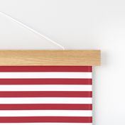Small Horizontal USA Flag Red and White Stripes 