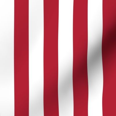 USA Vertical Flag Red and White Stripes 