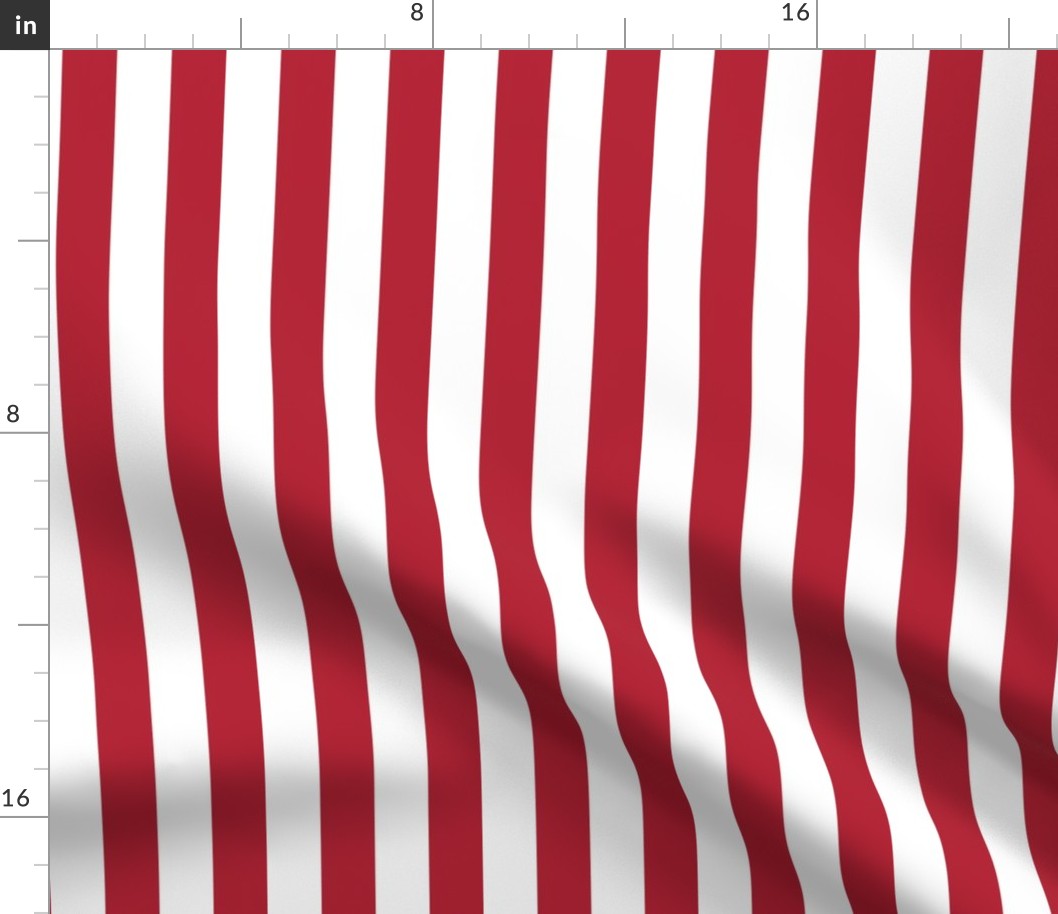 USA Vertical Flag Red and White Stripes 