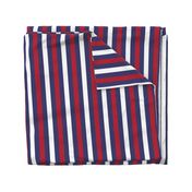 USA Flag Alternating Horizontal Blue with Red and White Stripes 
