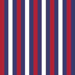 USA Flag Alternating Horizontal Blue with Red and White Stripes 