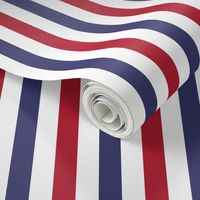 Flag Red, White and Blue Alternating Vertical Stripes