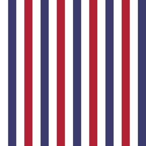 Flag Red, White and Blue Alternating Vertical Stripes