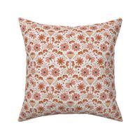 Folksy Florals coral